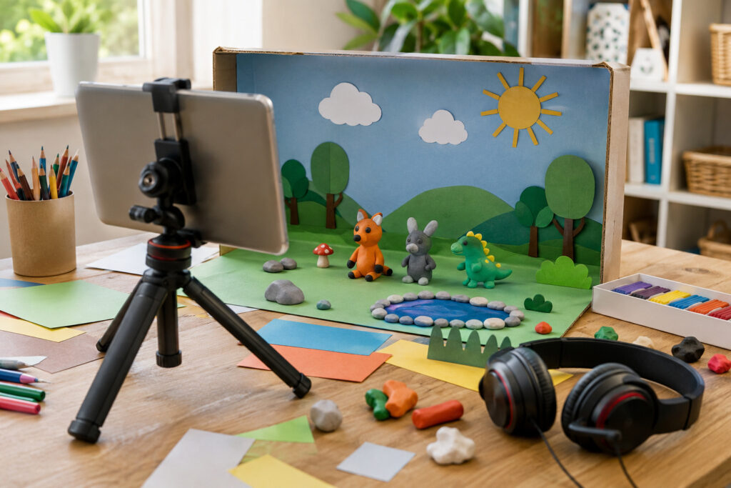 Kreativ mit Tablet - ohne Perfektionsdruck - Stop-Motion, Hörspiel, Comic & Fotoideen für Grundschulkinder (6-10 Jahre)